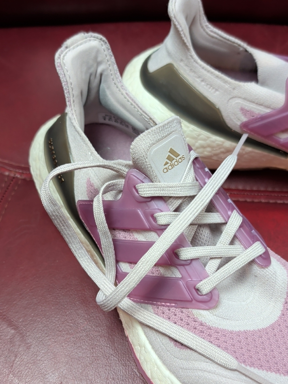 Adidas Ultraboost 21 Ice Purple Athletic Running Shoes Women's Size 8 - Picture 2 of 11